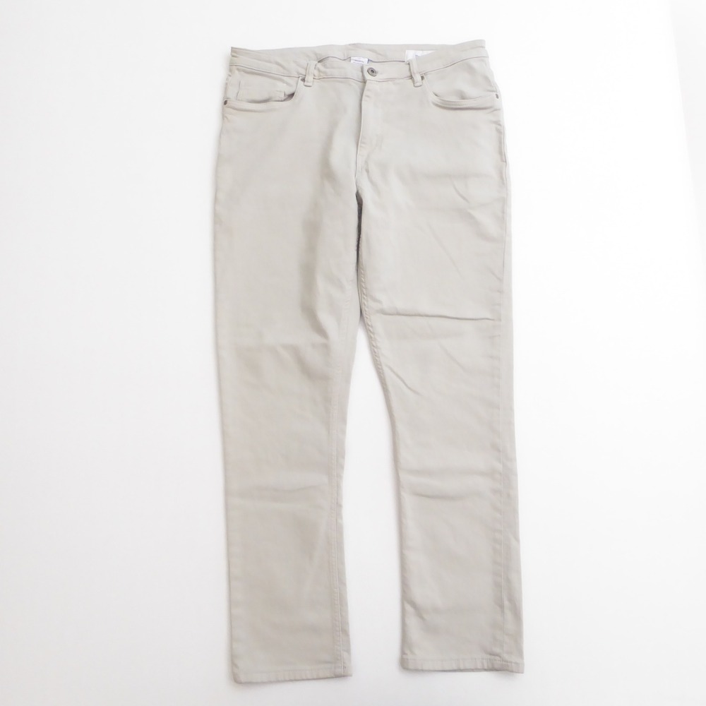 The Perfect Jean NYC Mens Slim Fit Pants Denkhaki Khaki 38x32